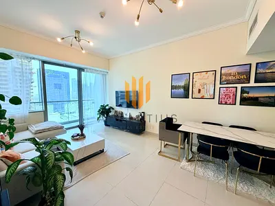 Fully Furnished|High Floor|1 Cheque |Chiller Free