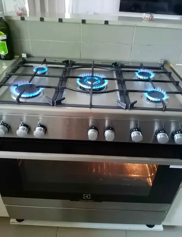 Electrolux 5 Burners Full Gas Oven With Fan Cooking Range Latest Version 90cm