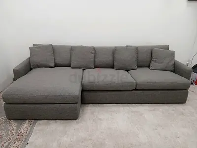 Lounge Deep model crate and barrel lshape sofa