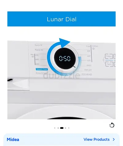 Midea Front Load Washing Machine - Good Condition