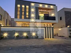 Modern standalone villa (ground + first + roof) in Al Helio 2 – Ajman | Includes registration fees
