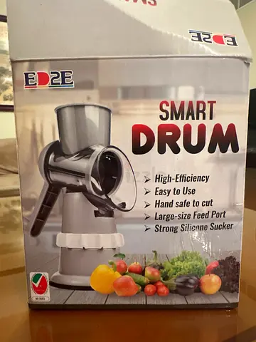 E2E Smart Drum Vegetable and Fruit Cutter - Unused in Box