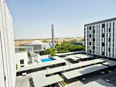 Cheapest offer 1bedroom 2 washroom only 45k with gym pool and BBQ Area with covered parking in aljada Community