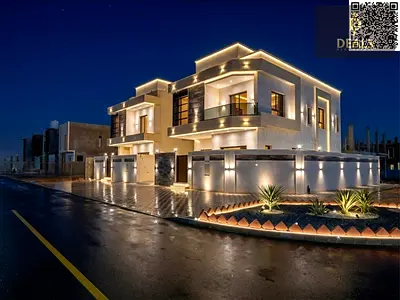 🏡 **فيلا مميزة للإيجار في الحليو زاوية شارعين | طابقان + رووف | 5 غرف نوم + مجلس + صالتين – فرصة عائلية رائعة بسعر 130,000 درهم سنوياً فقط!** ✨