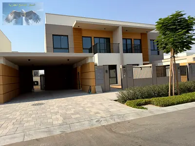 Villa for annual rent within Azha Al Amra compound, Ajman. 5 bedrooms, fully serviced compound within Azha, with a modern design and spacious areas.