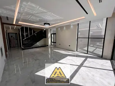 فرصة مميزة لاستئجار فيلا فاخرة في منطقة الياسمين – مخطط الميدان – عجمان، بتصميم عصري وتشطيبات شخصية راقية، تجمع بين المساحات الواسعة، والخصوصية، والفخ