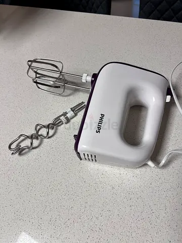 Philips Hand Mixer with Beaters and Dough Hooks - Good Working Condition