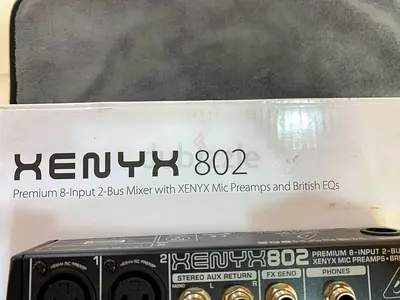 Xenyx 802 Premium 8-input 2-Bus Mixer with XENYX Mic preamp