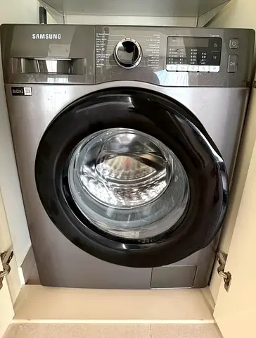 Samsung Front Load Washer - 8kg, Gray, Good Condition