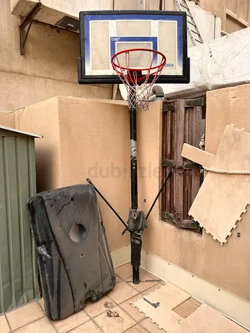 Adjustable Freestanding Basketball Hoop with Base (Used)