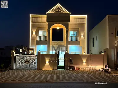 Classic design villa | High-end finishing | ajman | al helio2 | 5 rooms, majlis, 2 halls, maid's room | Freehold | Price negotiable.