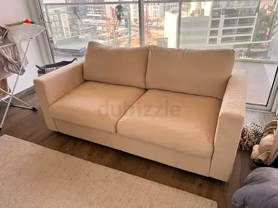 Excellent condition IKEA vimle two seater sofa bed with mattresses