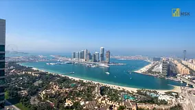 Spacious 1BR | Open Layout | Full Palm &amp; Sea View