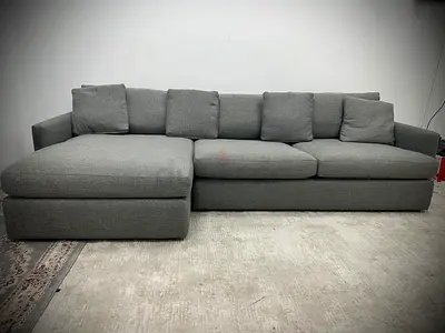 Still brand cratebarrel lshape comfortable sofa
