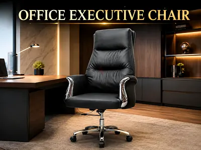 Black Office Executive Chair – Modern Boss Chair