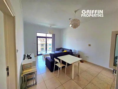 Furnished 1BR Apartment | Travo Tower B | Balcony & City View