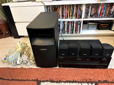 Bose Acoustimass 6 Series iii Speaker with Onkyo Amplifier