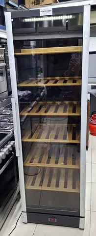 Vestfrost 220bottle Wine Cooler with Wooden Shelves - Good Condition