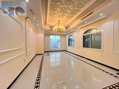 Commercial villa for annual rent in Al Rawda 1 Ajman 5 master bedrooms spacious majlis large living room maid's room high-end finishes