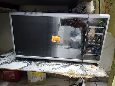 Microwave oven with free baking oven