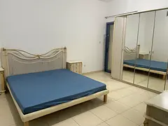 Master bedroom with attached washroom