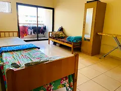 TWIN SHARING LADIES BED SPACE IN KARAMA WITH BALCONY NEAR ADCB METRO