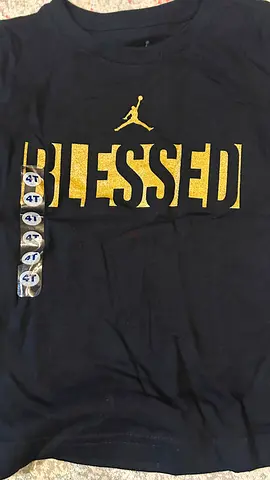 Air Jordan X Asahd Blessed Jordan Kids T‑Shirt (Size 4T)