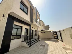 Villa for rent in Al Zahiyah area, Ajman 3 bedrooms, large living room, and outdoor yard Price: 90,0