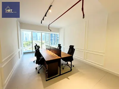Fully Furnished Commercial Office | Prime Location | Ready for Immediate Use | Flexible Layout with Partitioned