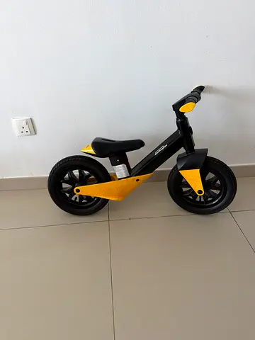 Lamborghini Yellow and Black Balance Bike