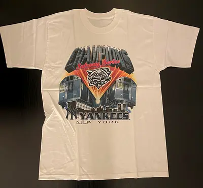 Vintage 2000 New York Yankees World Series Champions Shirt (XL)