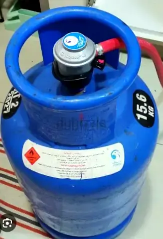 15.6 kg Blue LPG Gas Cylinder with Regulator and pipe