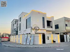 Corner Villa for sale| ajman| al Yasmeen area| 6 master rooms, majlis, hall, roof| freehold| price i