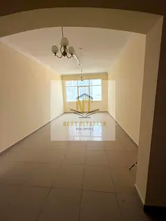 For rent in Al Khan: a master bedroom and a living room. The unit comprises a bedroom, two bathrooms