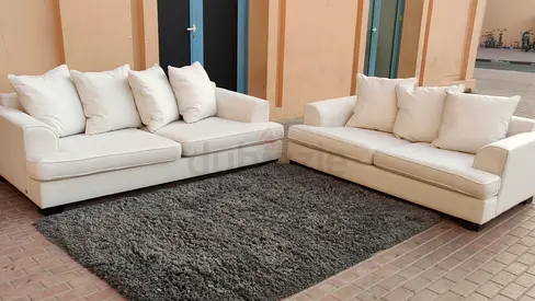 Great Condition The One Kingston 2+3 Sofa Beige