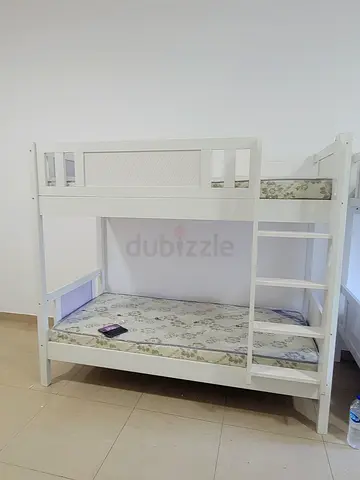 Brand new wooden bunk beds available.