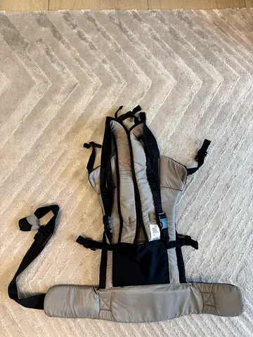Comfortable Baby Carrier / Front and Back Carrier - grey/black