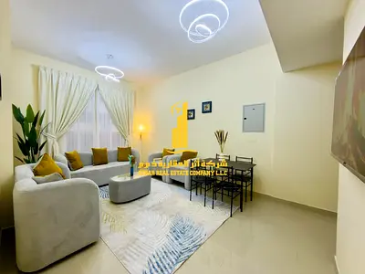 Furnished one-bedroom apartment | Ajman - Al Nuaimiya area | Al Ittihad Street | Includes bills and