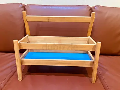 Wooden Doll Bed / Mini Cradle - Good Condition