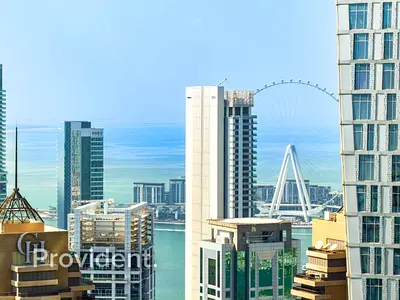 Luxury Waterfront | Balcony | Palm/Marina View