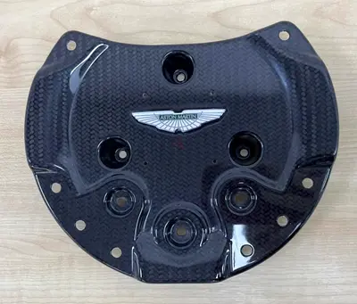 Aston Martin Vantage GT4 genuine carbon fibre button plate (collectibles)