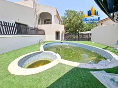 Swimming pool majlis hall 5 BHK All master bedroom balcony maid room just 120k