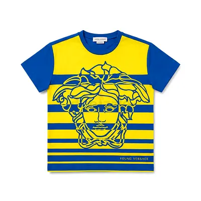 Young Versace Kids Medusa Print T-Shirt | Brand New | Authentic, 6Y
