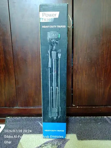 Power TR395 Heavy Duty Camera Tripod - New in Box