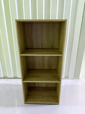 HOMEBOX Light wood 3-compartment shelving unit - EXCELLENT condition