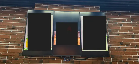 TV Menu Displays (3 TVs) – Café Closing