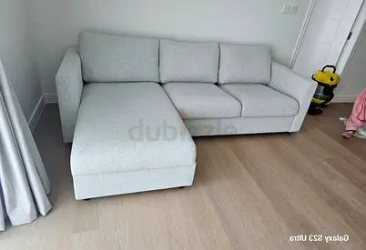 Vimle lshape sofa with storage space Beige