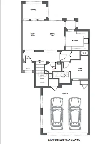 I create clean, easy-to-read **2D black-and-white floor plans** that clearly communicate the layout