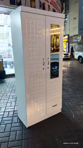 White 2-Door Wardrobe New For Sale