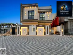 Modern corner villa with 5 bedrooms, registration fees included, for sale, freehold ownership, Dubai